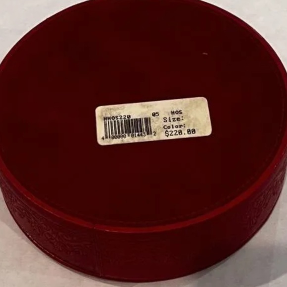 Vintage Gianni Versace Red Leather Jewelry Box Beautiful 😍 - Picture 5 of 5